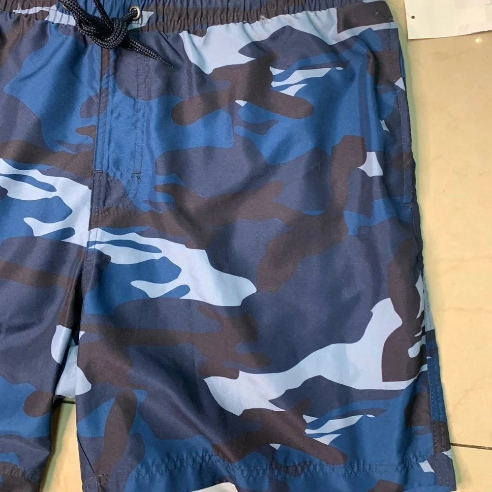 Men's Blue Camo Swim Shorts Sz xl